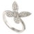 Brilliant Diamond Butterfly Cluster Ring Size 7 (All Sizes Available) For Sale - Image 4 of 8