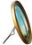 1900 - 1909 Antique Reverse-Painted Washington Monument Glass Plaque in Oval Brass Frame, Circa 1900 For Sale - Image 5 of 7