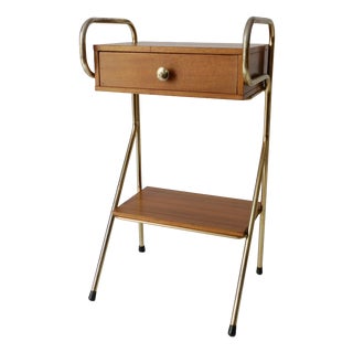 Vintage Bedside Table by Jacques Hitier, 1960s For Sale