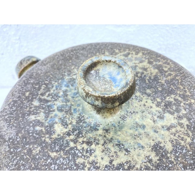 Studio Ceramic Bowl with Lid by Horst Seifert, 1970s For Sale - Image 10 of 12
