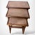 Mid-Century Modern Teak Nesting Tables with Ceramic Tile Tops, Set of 3 For Sale - Image 6 of 8