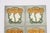 Orange 1920s Set of Four Tiles Art Nouveau H & R Johnson England For Sale - Image 8 of 18