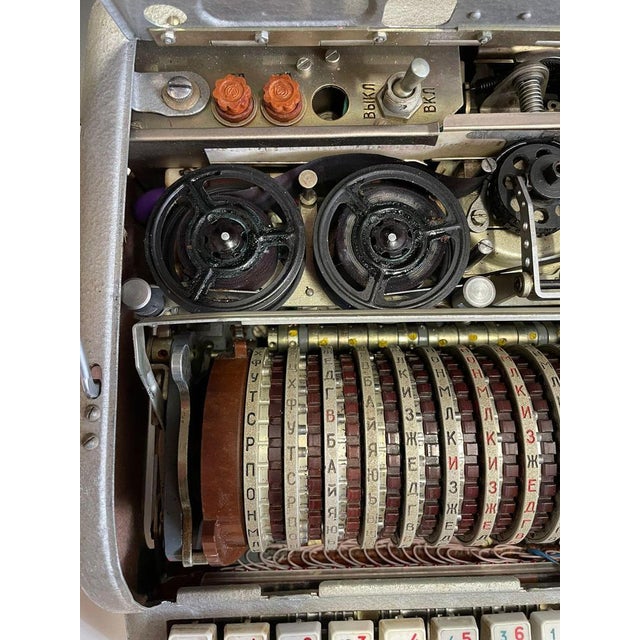 Electromechanical Wheel-Based Cipher Machine, 1950s For Sale - Image 12 of 15