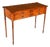Vintage English Bur Walnut Console Table, 1950s For Sale