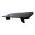 Custom Chabudai Japanese Low Dining Table in Black Reclaimed Oak Solid Wood For Sale