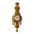 19thC Coeur Paris Louis XVI Gold Bronze Cartel Clock For Sale