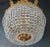 21st Century Brass Basket Empire Sac a Pearl Chandelier Crystal and Antique Gold For Sale - Image 6 of 12