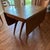 Champagne 1960s Heywood-Wakefield Mid-Century Wishbone Expandable Dining Table With Six Stingray Chairs For Sale - Image 8 of 12