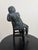 Traditional Late 20th Century Verdigris Bronze Boy in Chair Sculpture Styled After Maitland-Smith For Sale - Image 3 of 11