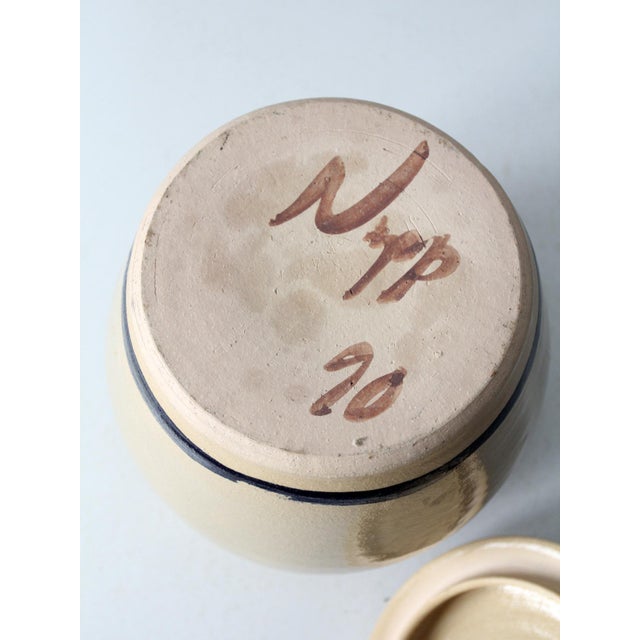 Vintage Dodge Station Pottery Cookie Jar For Sale - Image 6 of 11