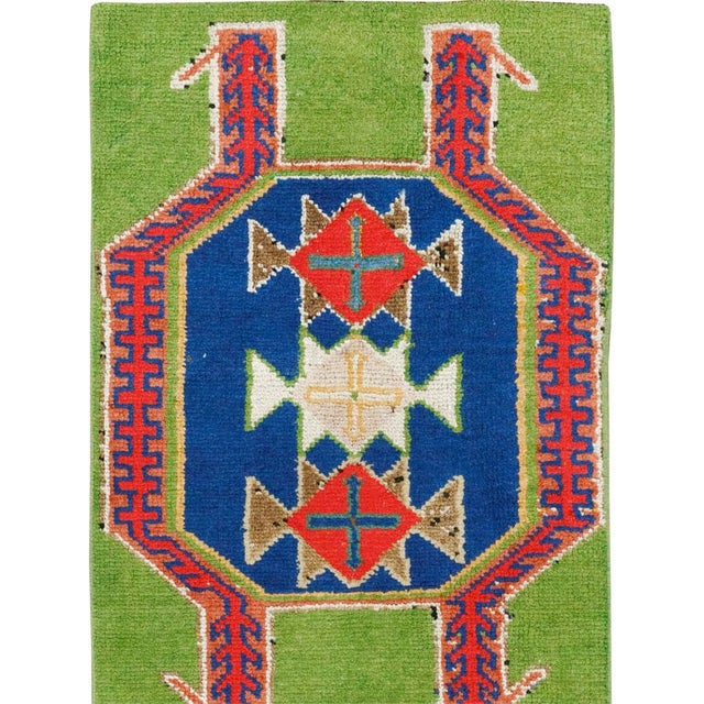 Tribal Galerie Shabab Collection Mid-20th Century Turkish Anatolian Runner For Sale - Image 3 of 10