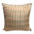 Brunschwic & Fils Plaid Silk Stripe Designer Down Pillow For Sale