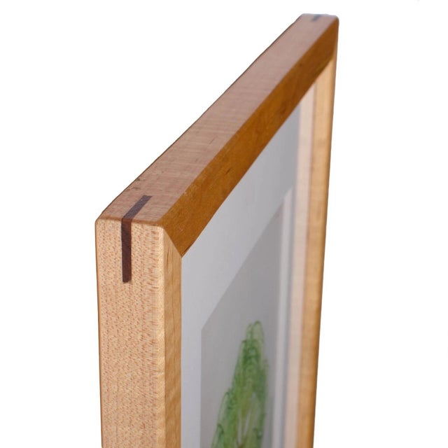 Bradbury Seaweed Prints in Hand-Crafted Frames - Set of 3 For Sale In Savannah - Image 6 of 6
