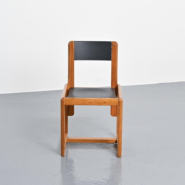 Wood French Chairs by André Sornay, 1960, Set of 2 For Sale - Image 7 of 18