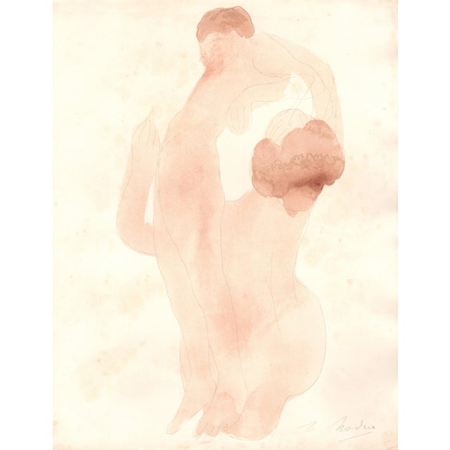 Auguste rodin (1840-1917) "tu ne diras pas cela, ce soir, quand tu seras dans mes bras\. Et que je t'aimerai !" (you won't...