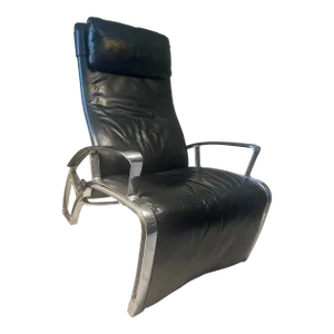 1980s Mid-Century Modern Lounge Chair 'I P 84 S' Designed by Ferdinand A. Porsche - 1 Piece