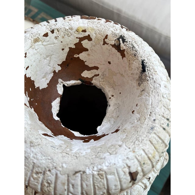 Late 19th Century French Plaster Cast Urn For Sale - Image 4 of 4