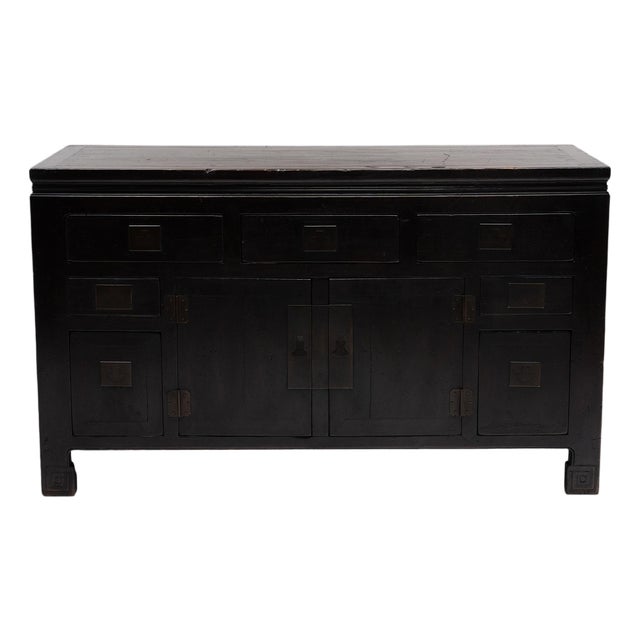 Chinese Mondrian Tianjin Coffer, C. 1870 For Sale