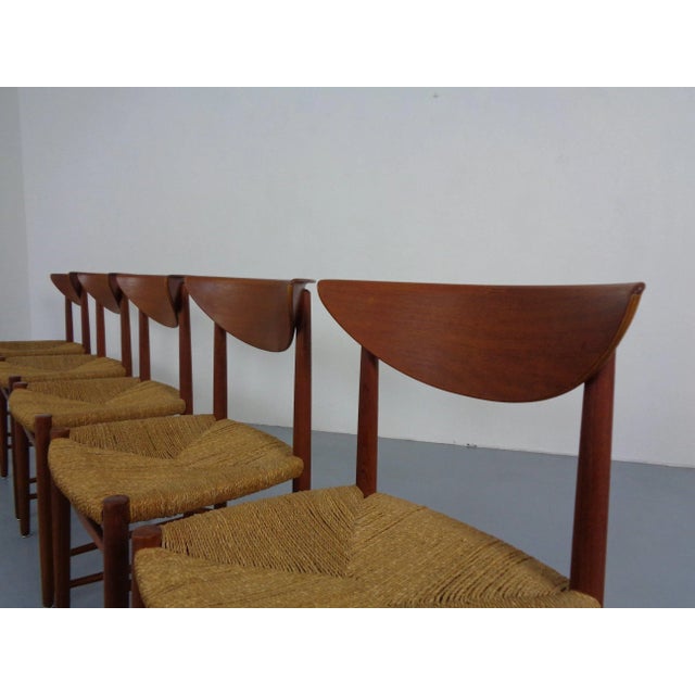 Modell 316 Dining Chairs by Peter Hvidt & Orla Mølgaard-Nielsen for Søborg Furniture, Denmark, 1950s, Set of 5 For Sale - Image 14 of 18