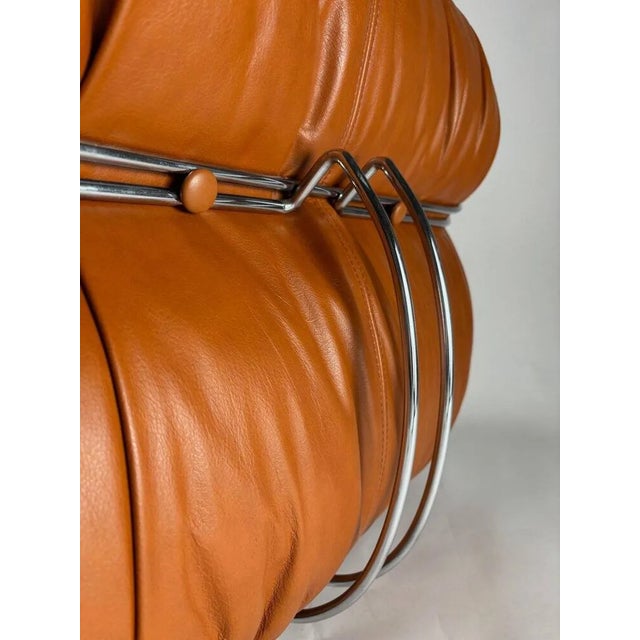 Brown Soriana Chair by Afra & Tobia Scarpa for Cassina, 1970s For Sale - Image 8 of 12