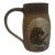 Vintage 1981 Minnesota Renaissance Festival Hand-Thrown Stoneware Unicorn Mug For Sale