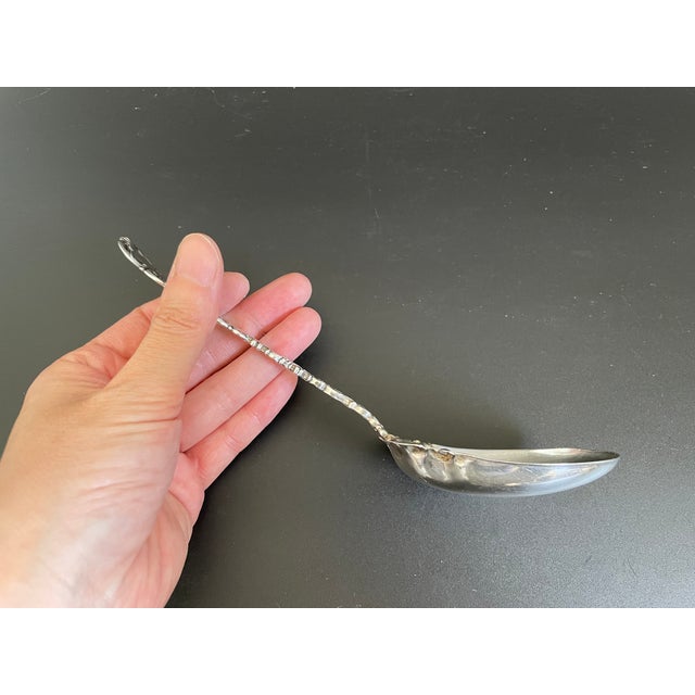 Whiting Manufacturing Co. Louis XV Sterling 1891 Preserve Serving Spoon For Sale In Las Vegas - Image 6 of 9
