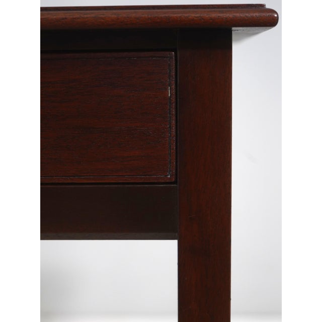 Brown Kittinger Colonial Williamsburg 1 Drawer Mahogany Table For Sale - Image 8 of 18