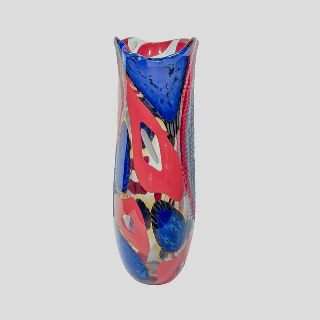 Multicolor Battuto Vase by Afro Celotto For Sale - Image 4 of 5