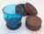 Chestnut Mid 20th Century Carved Teak Wood Beverage Coasters, Set of 7 For Sale - Image 8 of 13