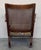 Pair of Mid 20th Century Walnut, Caned Back Fireplace Low Armchairs For Sale In Miami - Image 6 of 18