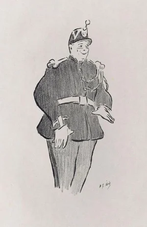 Polin - Original Lithograph on Japan Paper by H.-G. Ibels - 1893 1893