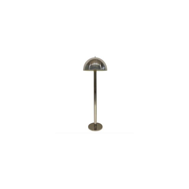 Metal 1960's Metal Domed Fungo Floor Lamp by Laurel Lamp Company For Sale - Image 7 of 8