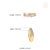 Marquise and Round Diamond Crisscross Double Band in 14k Yellow Gold Size 6 For Sale - Image 11 of 16