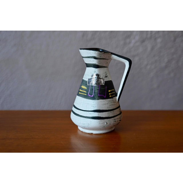West German Fat Lava Ceramic Pitchers, 1950s For Sale - Image 4 of 7