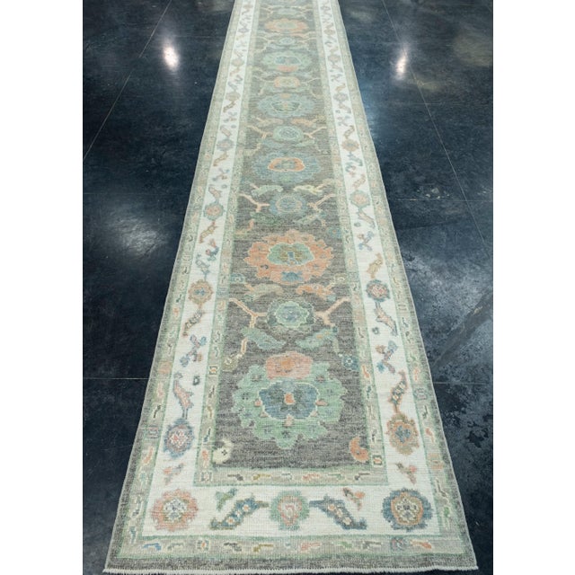 Turkish Oushak Runner Rug 2'11" x 19' #17555 Explore a curated collection of hallway runners, wool rugs, and handmade...