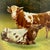Vintage Rh Austria Pottery Vase Signed Hall Scenic Cattle Sunset C. 1890-1914 For Sale - Image 4 of 9