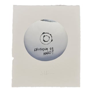 "Crushing So Hard Cd" Original Artwork by Jake Poser For Sale