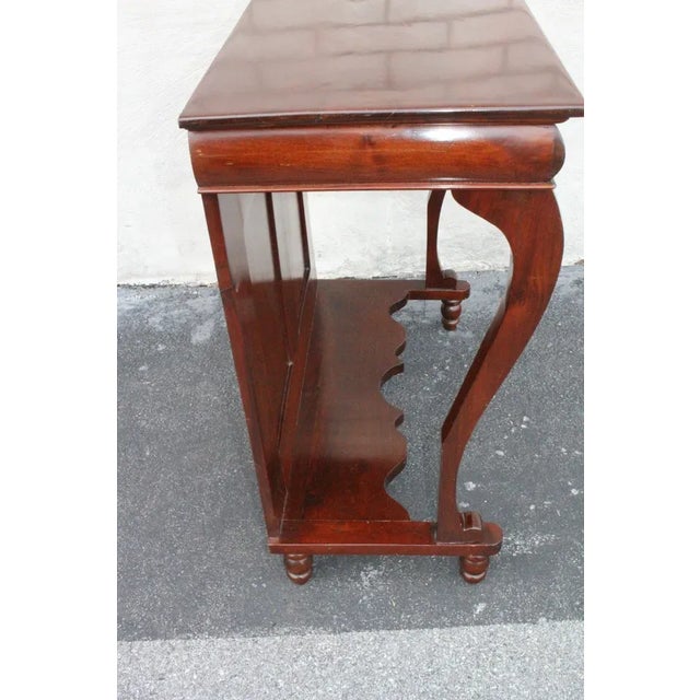 Traditional Antique Regency Style Mahogany Hallway Console, 19th Century For Sale - Image 3 of 7