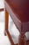 Chairs with Brown Leather Backs and Seats, Set of 6 For Sale - Image 6 of 11