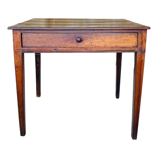 Walnut Farmhouse Console Table, 18th Century For Sale