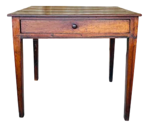 Walnut Farmhouse Console Table, 18th Century