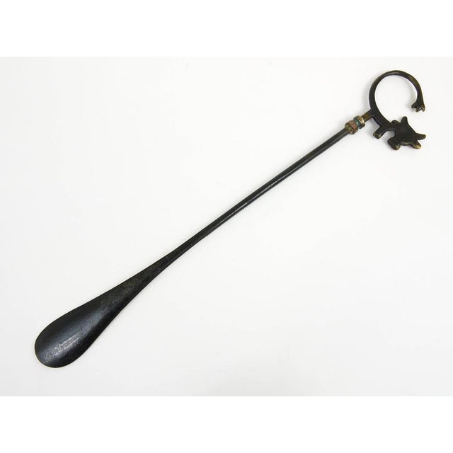 Brass Cow Shoehorn by Walter Bosse for Herta Baller, Austria, 1950s For Sale - Image 4 of 7