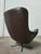 Mid-Century Modern Nordic Leather Chair, 1980 For Sale - Image 4 of 10