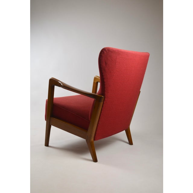 Danish Sofa and Lounge Chair by Søren Hansen for Fritz Hansen, 1940s, Set of 2 For Sale - Image 10 of 18