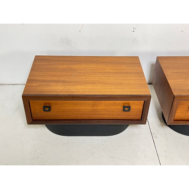 C. 1960s Rs Associates Mid-Century Modern Teak Nightstands - A Pair For Sale In Boston - Image 6 of 11
