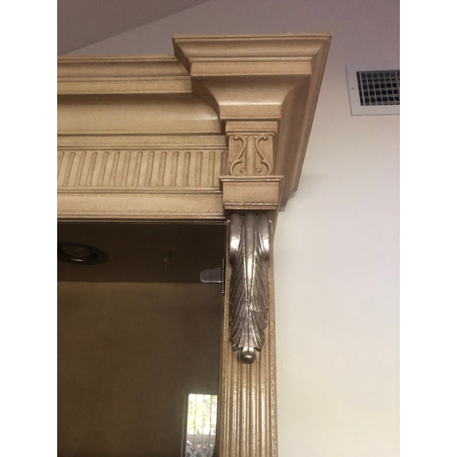 1990s Classical Style Lighted Curio/Display Cabinet With Three Shelves For Sale - Image 11 of 11