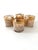 Unique set of patriotic bicentennial lowball glasses. The set has a 22k gold rim and features the Constitution of the...