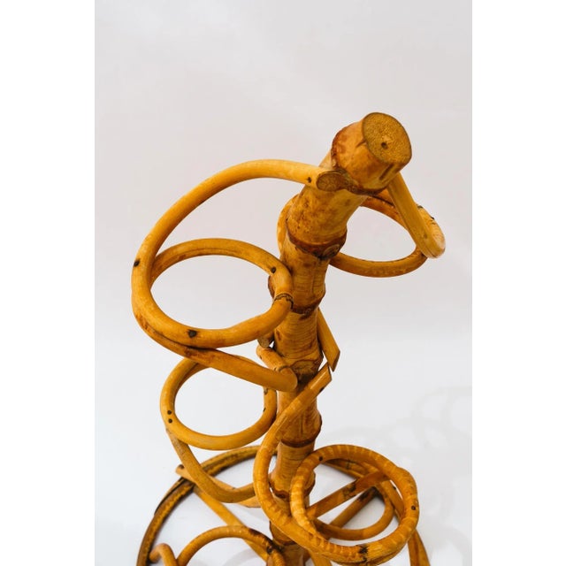 Brown Walking Stick Stand in Bamboo, 1950 For Sale - Image 8 of 11