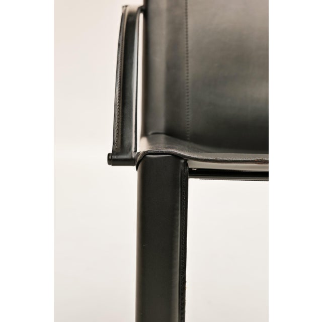 Wood Armchairs by Carlo Bartoli for Matteo Grassi, 1980s, Set of 4 For Sale - Image 7 of 14