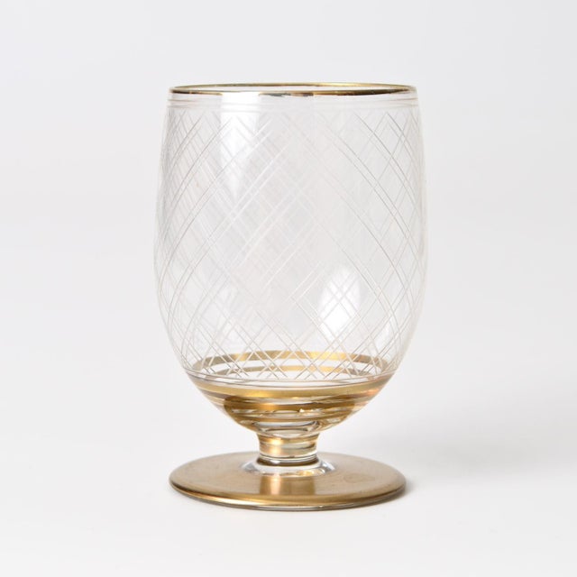 Art Deco Decanter with Glasses from Gebruder Podbira, 1930s, Set of 6 For Sale - Image 7 of 9